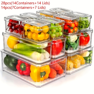 Thelife 28/14 Set of Refrigerator Organizers